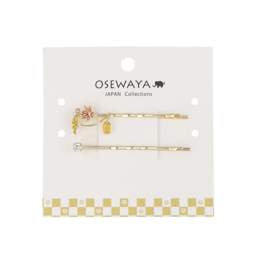 Icho and Momiji Hairpin Set