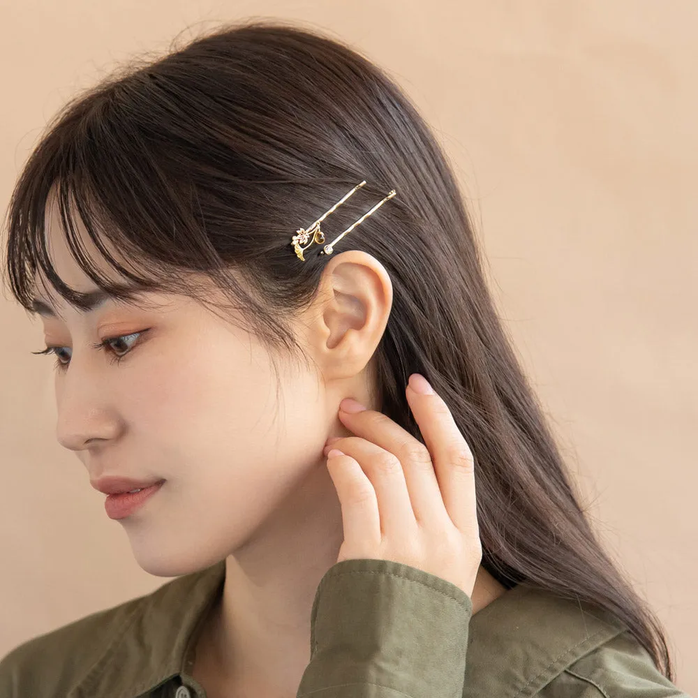 Icho and Momiji Hairpin Set