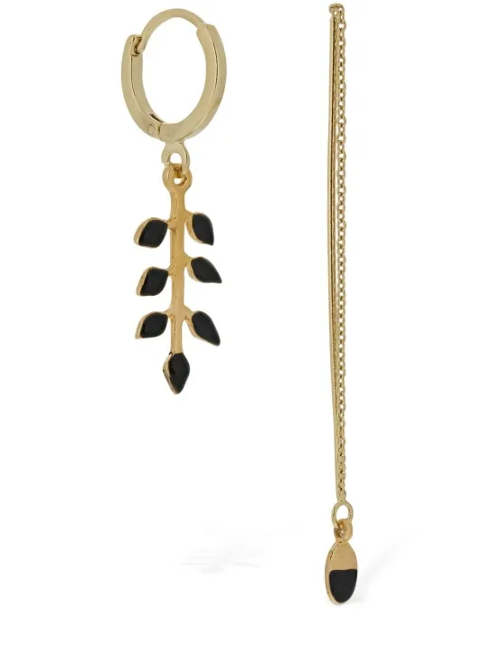 Isabel Marant   Casablanca mismatched earrings 
