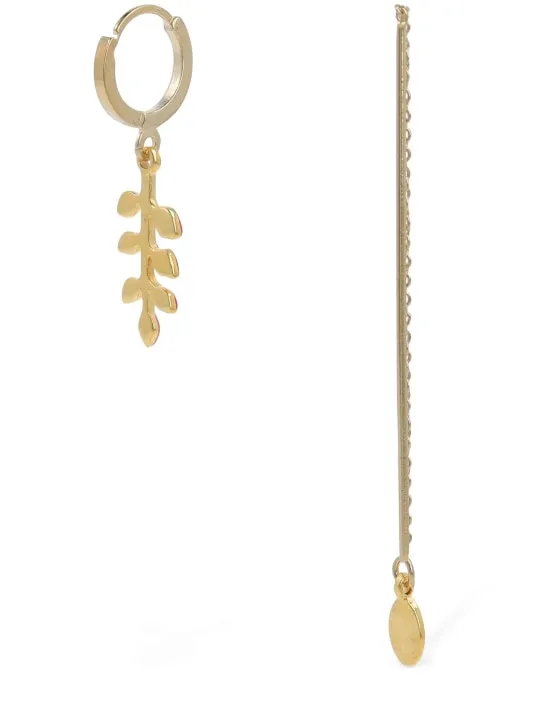 Isabel Marant   Casablanca mismatched earrings 