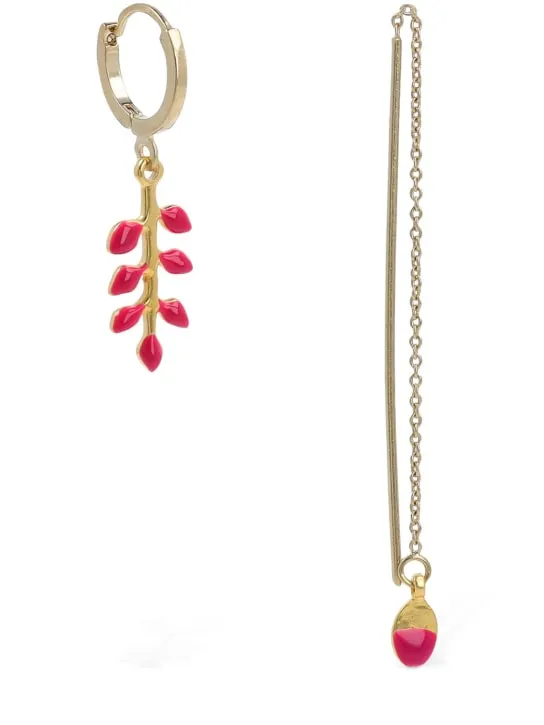 Isabel Marant   Casablanca mismatched earrings 
