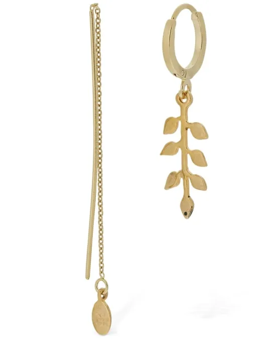 Isabel Marant   Casablanca mismatched earrings 
