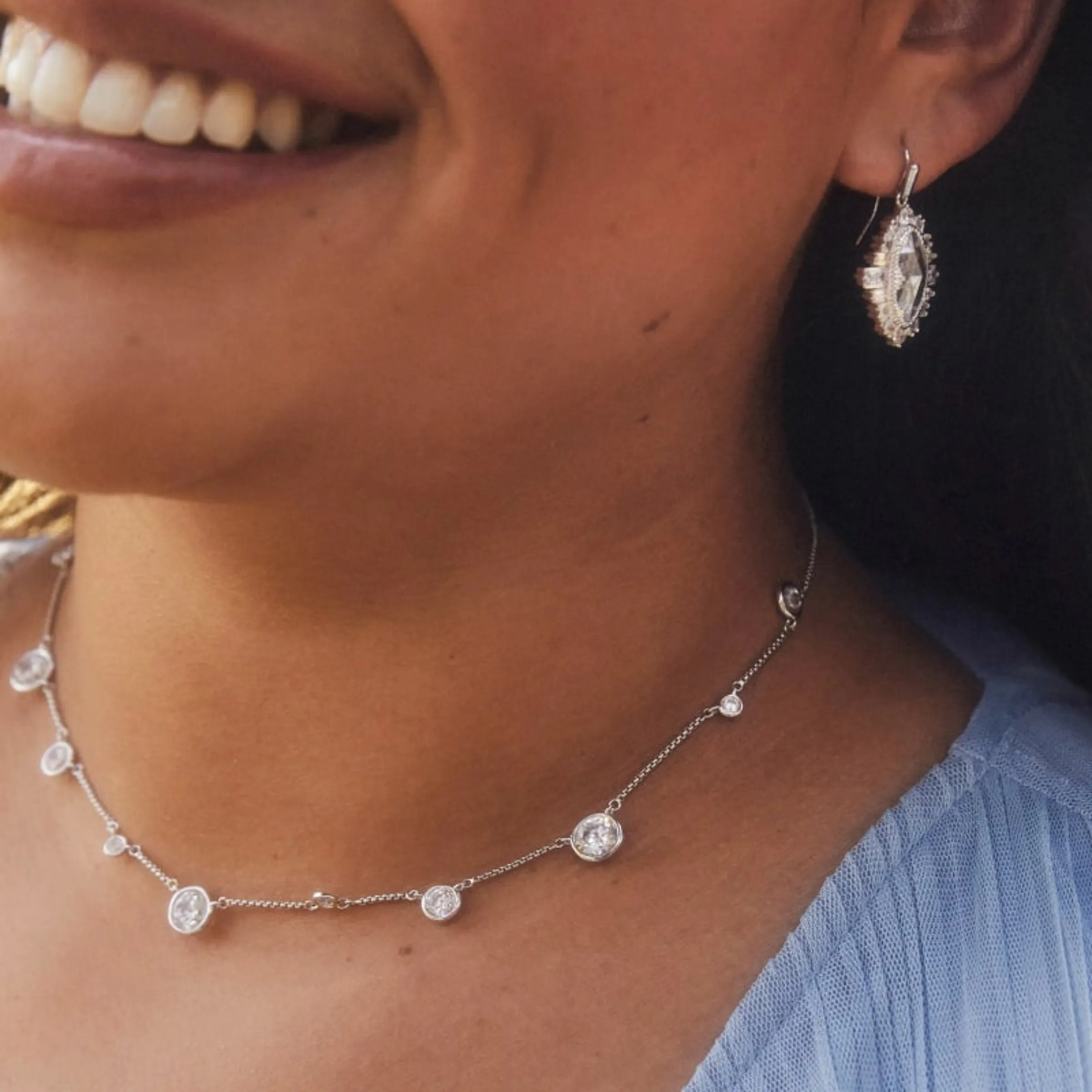 Kendra Scott | Clementine Choker Necklace in Silver