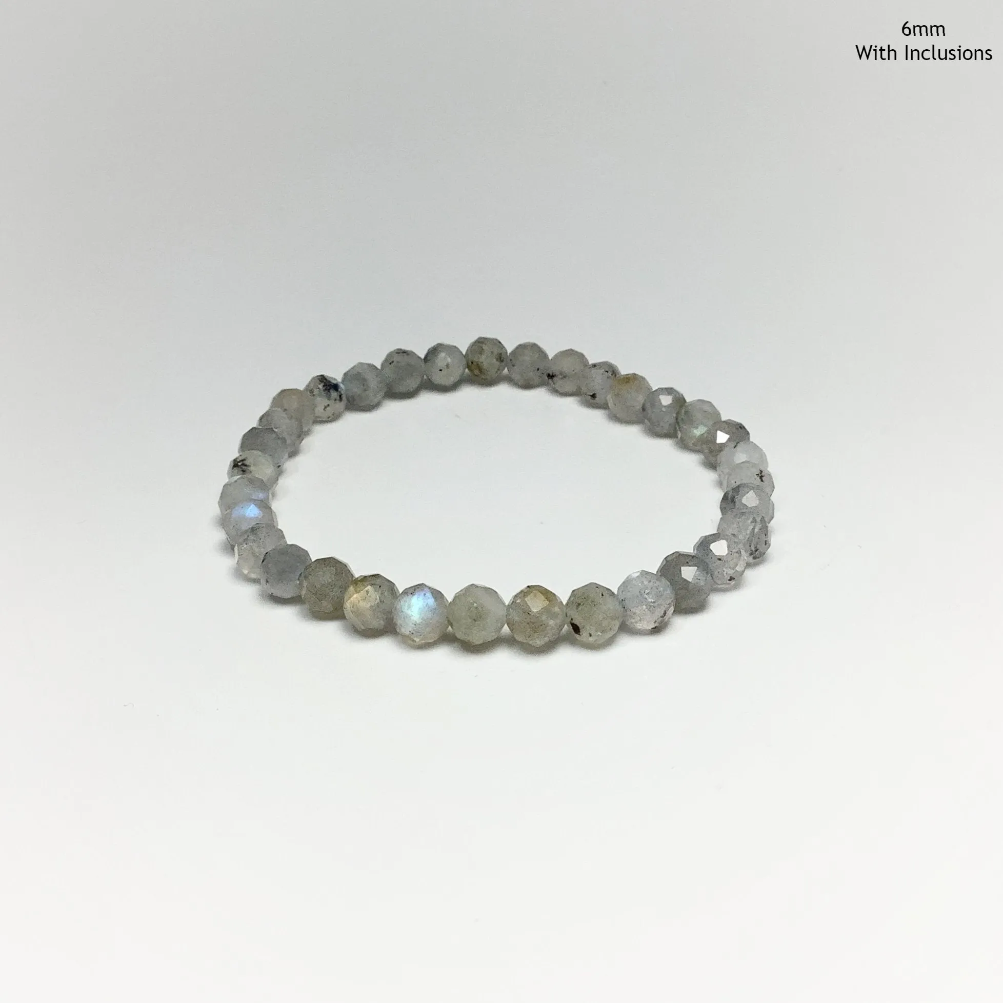 Labradorite Faceted Beaded Bracelet