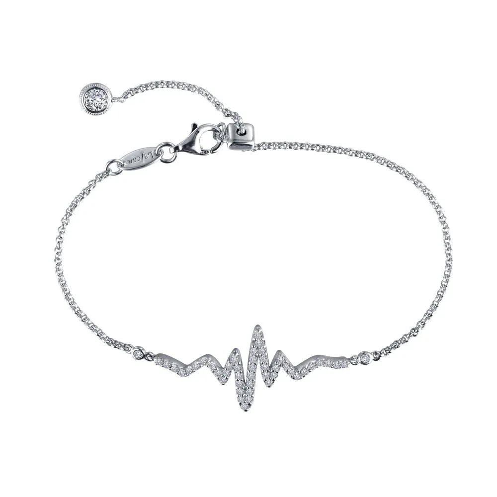 Lafonn Heartbeat Adjustable Bracelet