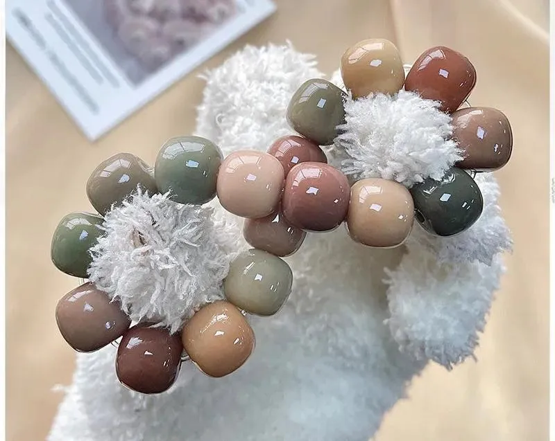 Large Natural Bodhi Root Bracelet with Buddha Beads