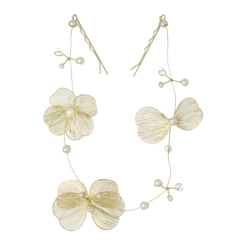 Large Openwork Flower Headpiece