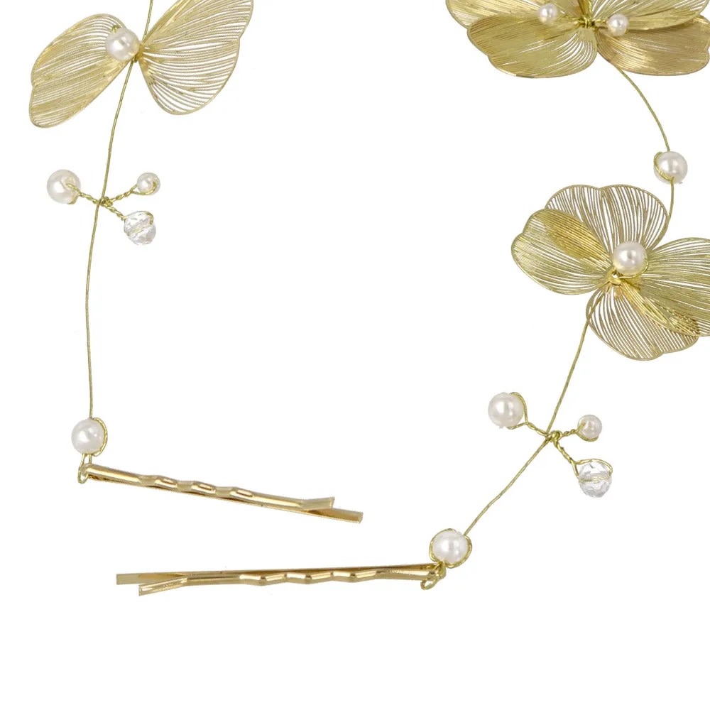 Large Openwork Flower Headpiece
