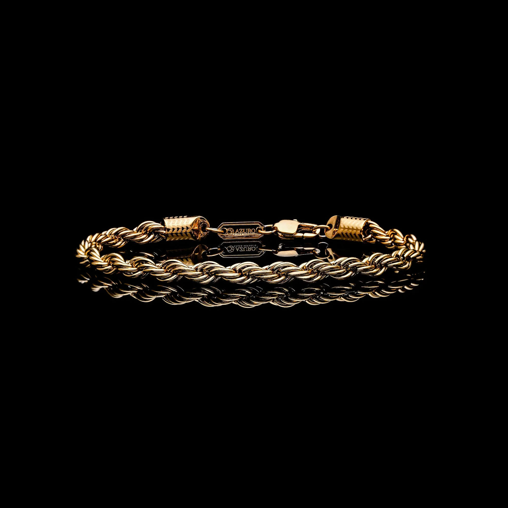 Laurel Twisted Chain Bracelet | Gold Color