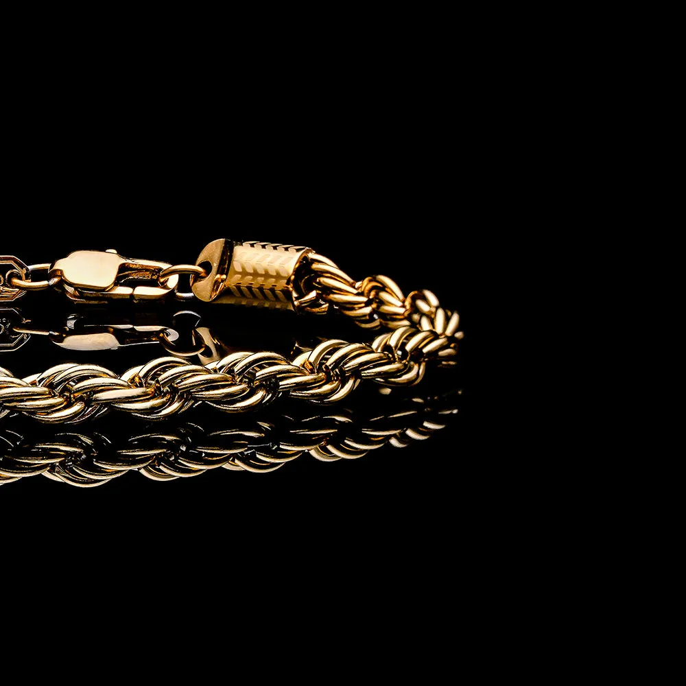 Laurel Twisted Chain Bracelet | Gold Color