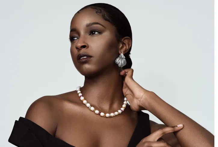 Limited Edition Confetti Pearl Necklace