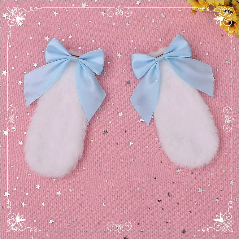 Lolita Bow Bunny Ear Hairpin AD21161