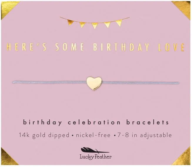 Love Birthday bracelet