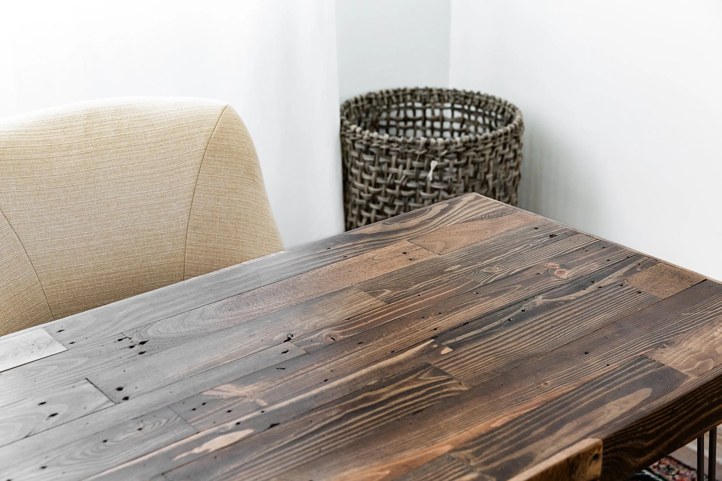 Lowden Hairpin Leg Desk in Natural