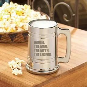 Man Myth Legend Metallic Mug