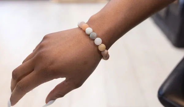 Matte Mixed Moonstone Natural Gemstone Bracelet
