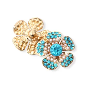 Metal Hairpin click / chunk button 0126-a