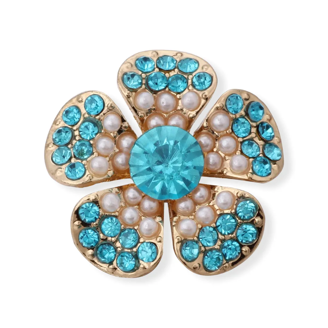 Metal Hairpin click / chunk button 0126-a