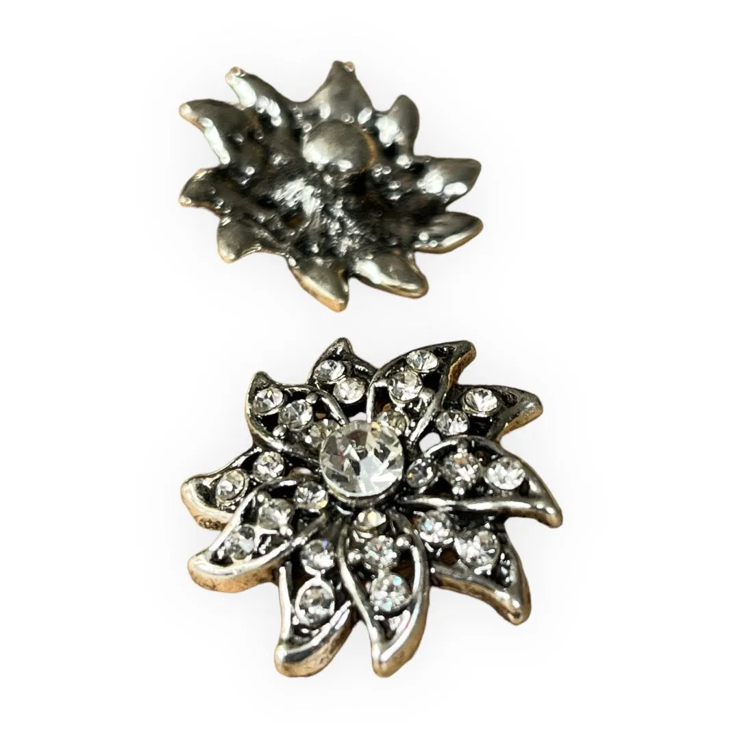 Metal Hairpin click / chunk button 0138-a