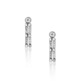 Mid Century Diamond Fringe Earrings