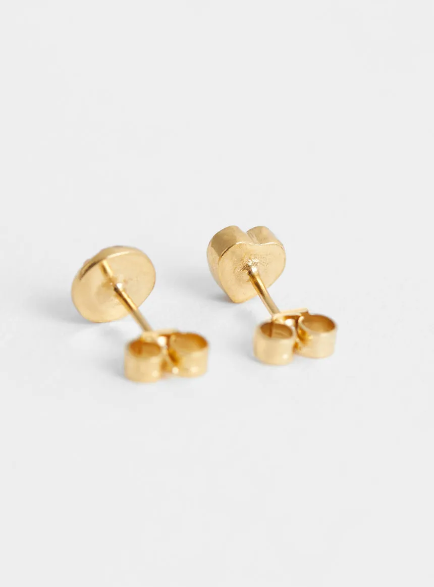 Mismatched Stud Earrings Pink