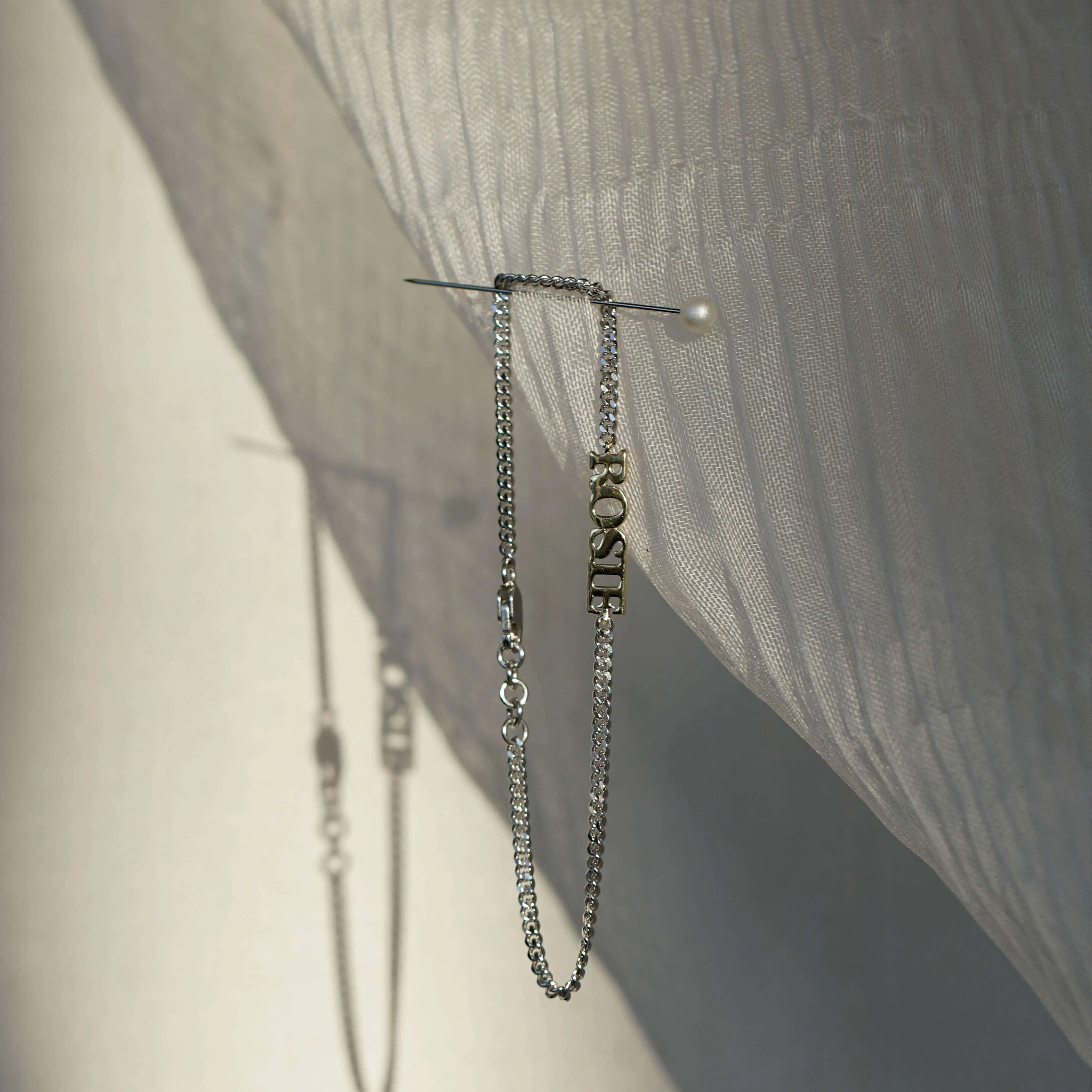 Mixed Metal Personalised Name Bracelet (Made To Order)