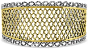 Montana Silversmiths Women’s Honey Western Lace Cuff Bracelet