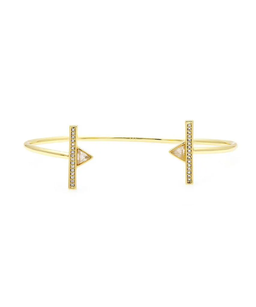 Moonstone Bar Cuff