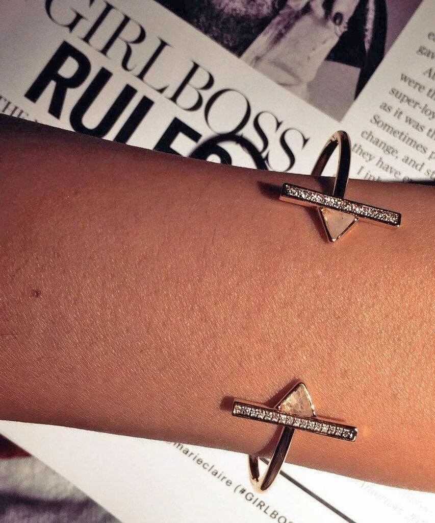 Moonstone Bar Cuff