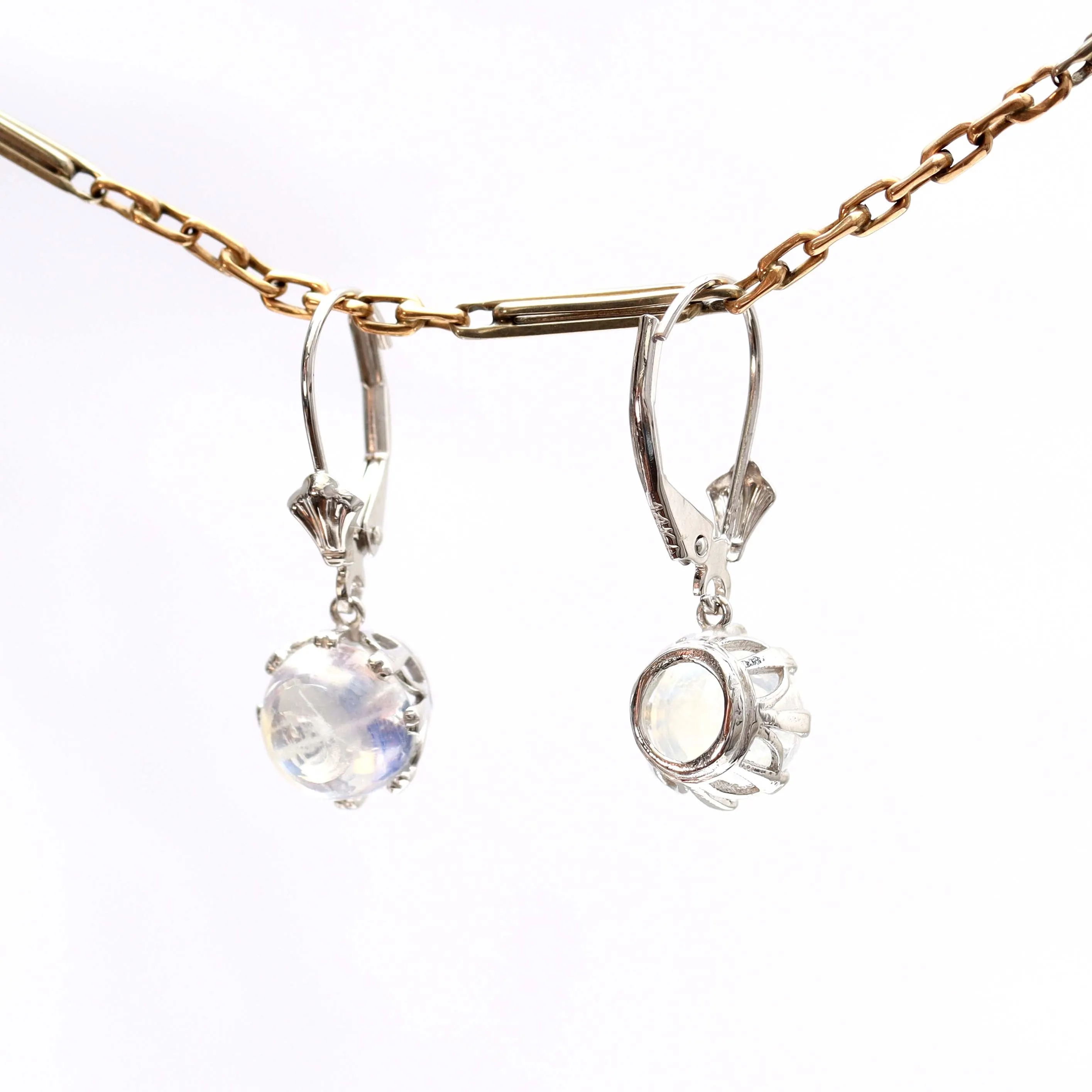 Moonstone Drop Earrings #LE2323