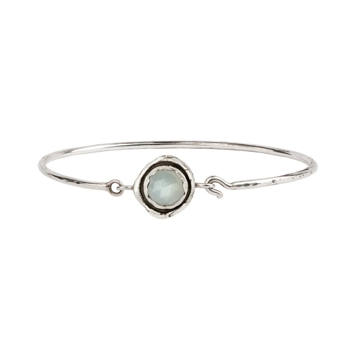 Moonstone Faceted Stone Talisman Clasp Bracelet