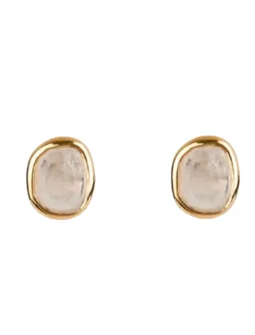 Moonstone Studs