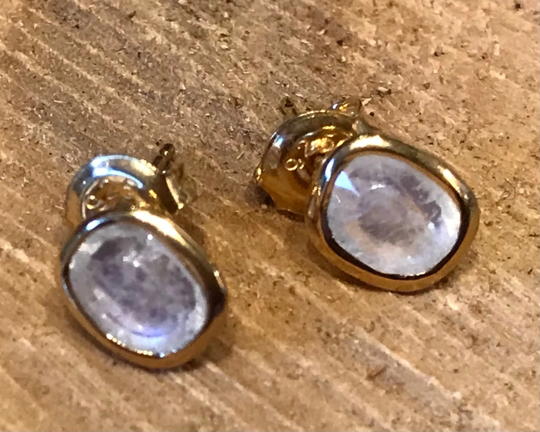 Moonstone Studs
