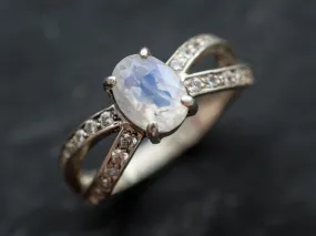 Moonstone Vintage Ring - Natural Moonstone Ring - June Birthstone