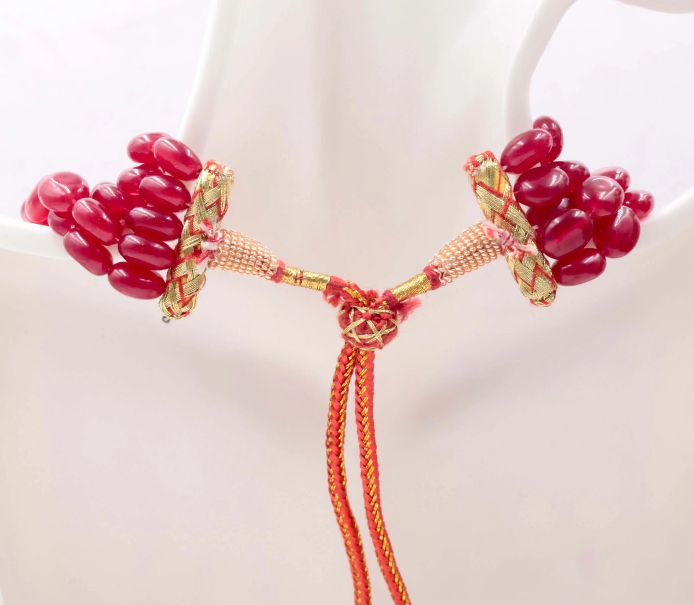 Natural Ruby Quartz Necklace Red Quartz Necklace Quartz Necklace Ruby Red Quartz Beads Red Gemstone beads Quartz stone beads ruby quartz  SKU:6142878