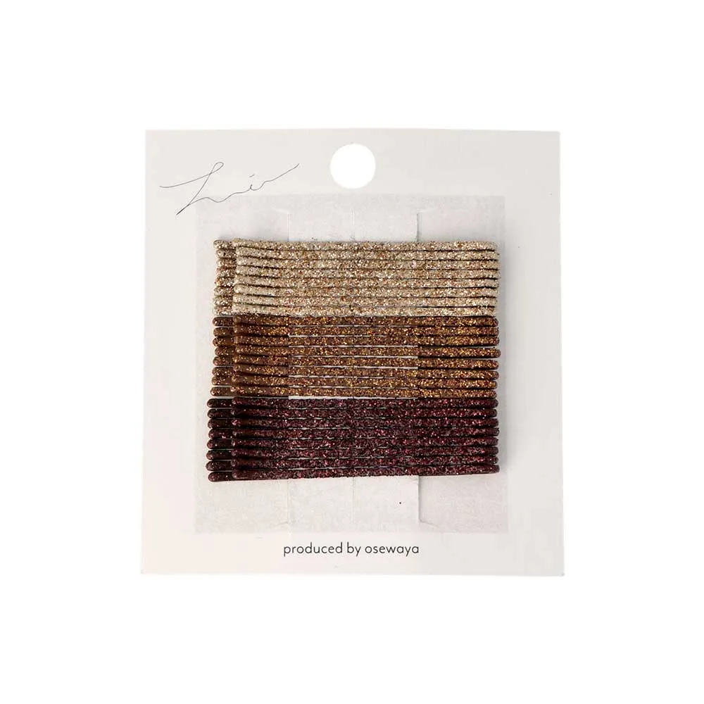 Nickel Free Glitter Bobby Pin Set