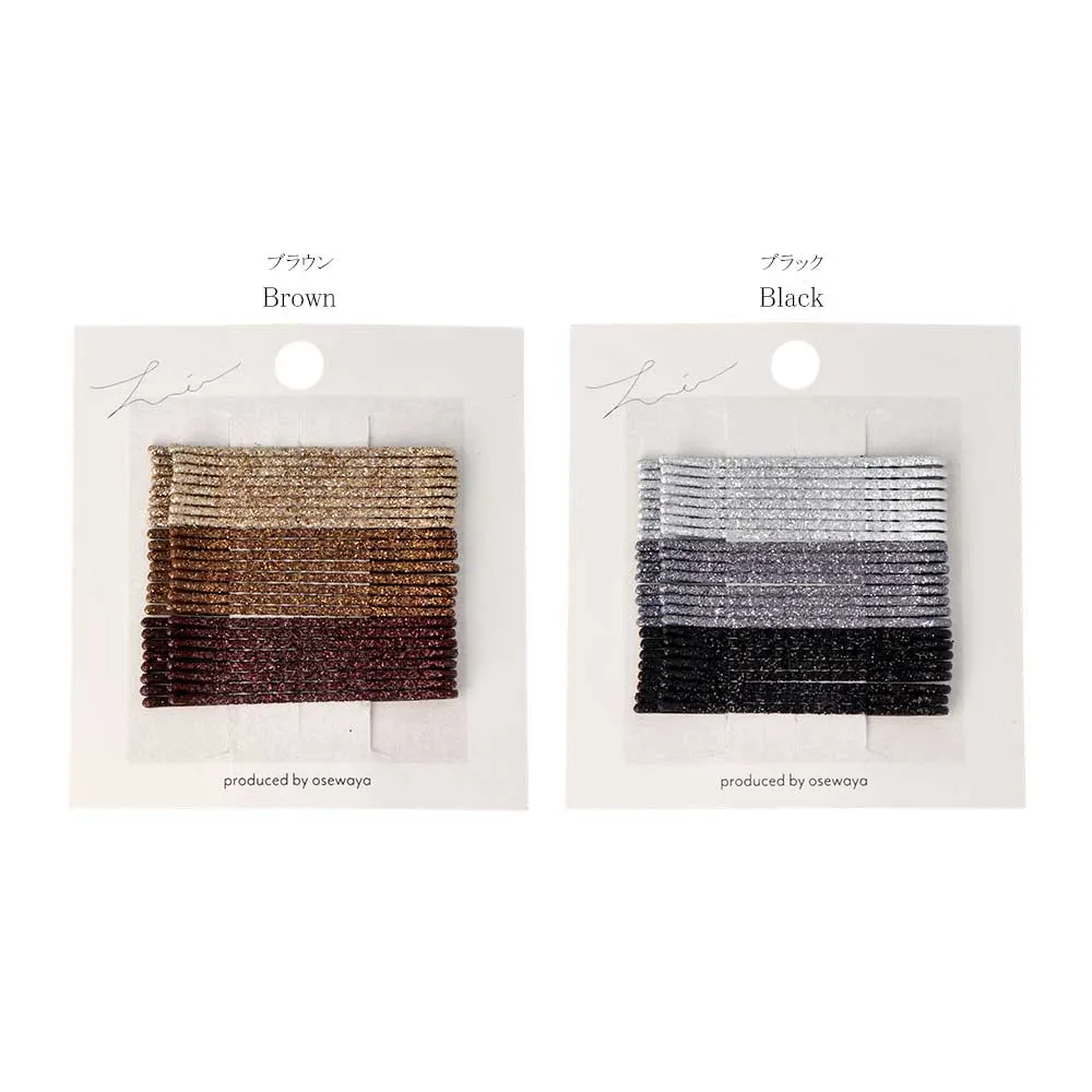 Nickel Free Glitter Bobby Pin Set