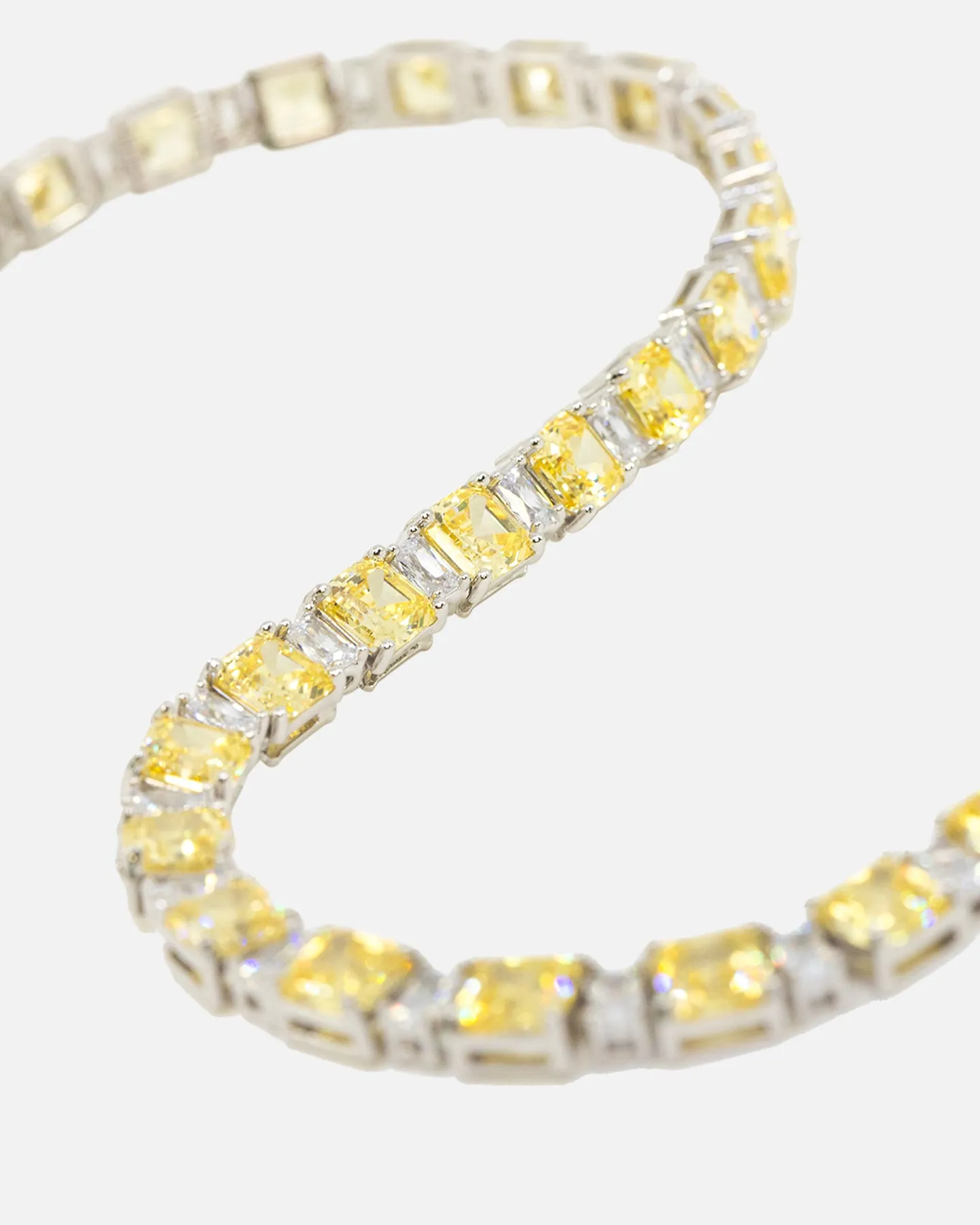NXS Marcus Duo Stone Chain Citrine/Iced White