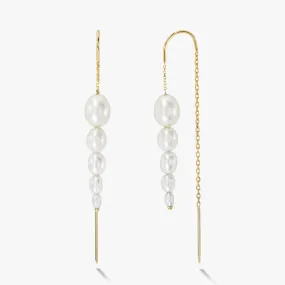 Paloma Pearl Threader Earrings