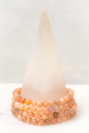 Peach Moonstone Medium Bracelet