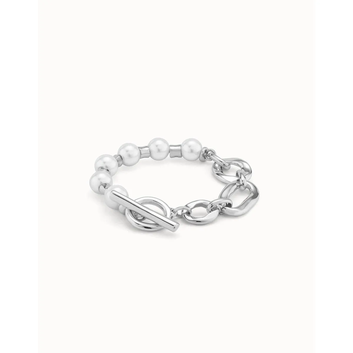 Pearl & Match Bracelet - Silver