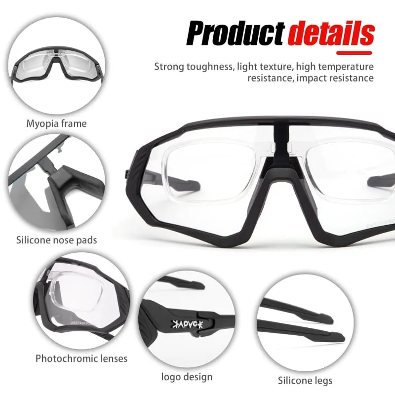 Photochromic Cycling Sunglasses