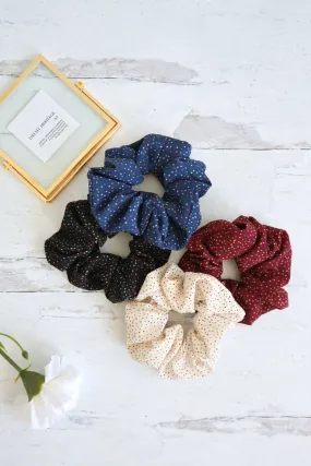 Polka-Dot Rolli Pop Scrunchie Hair Tie