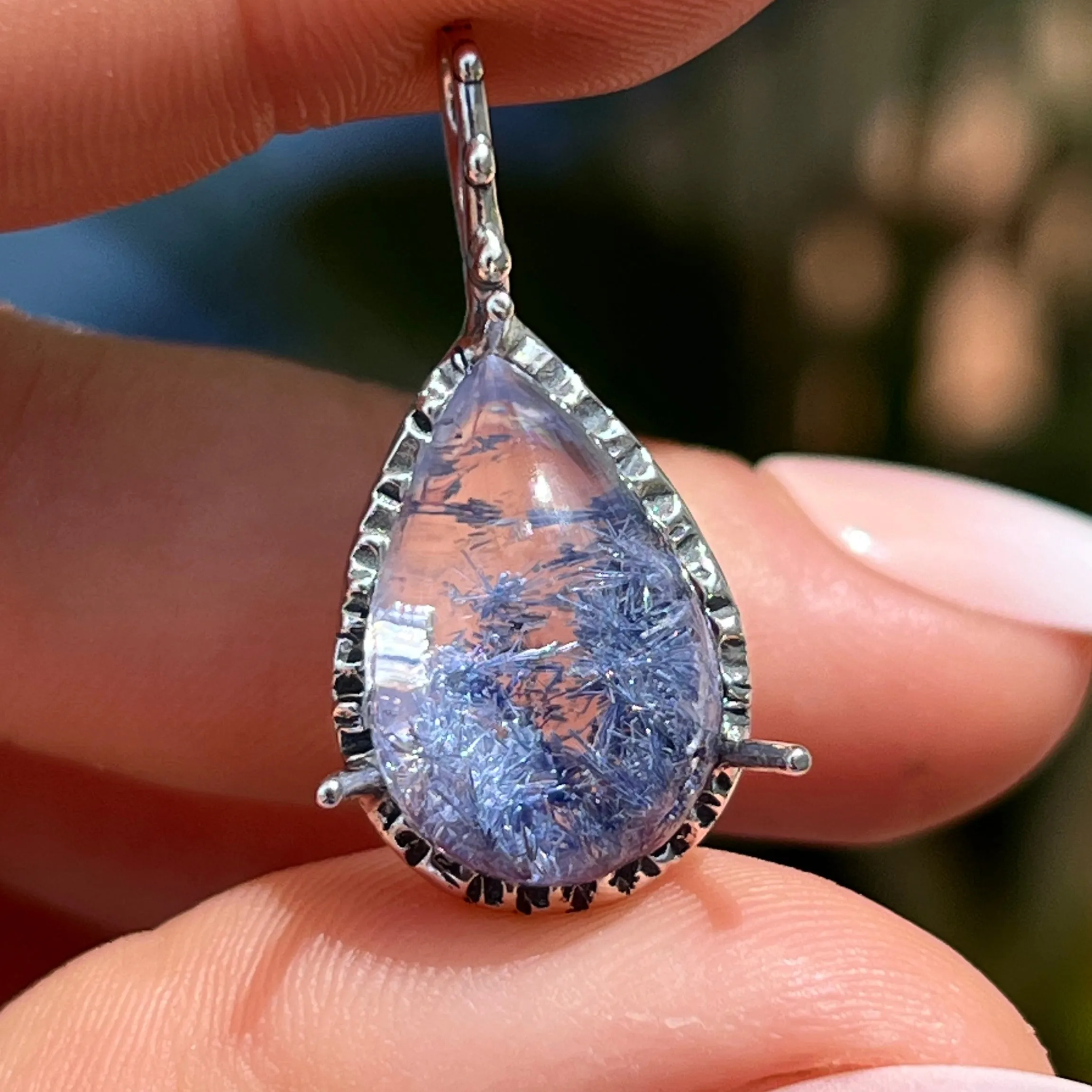 PRE-ORDER FOR STORME- Dumortierite Quartz Pendant