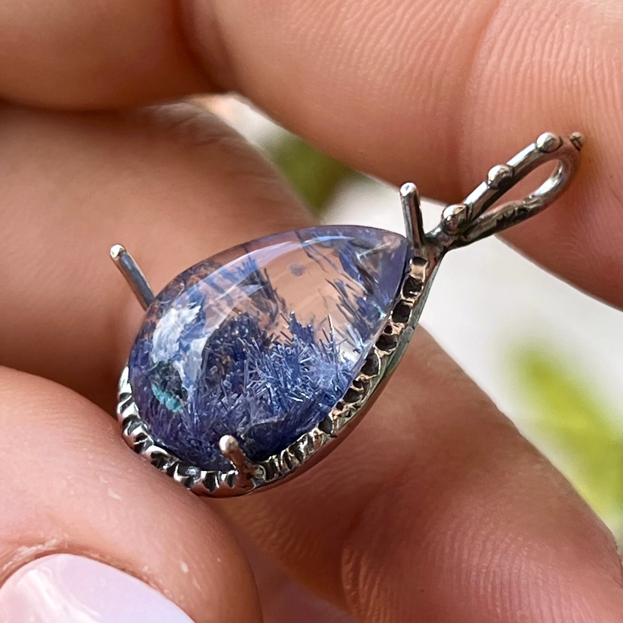 PRE-ORDER FOR STORME- Dumortierite Quartz Pendant