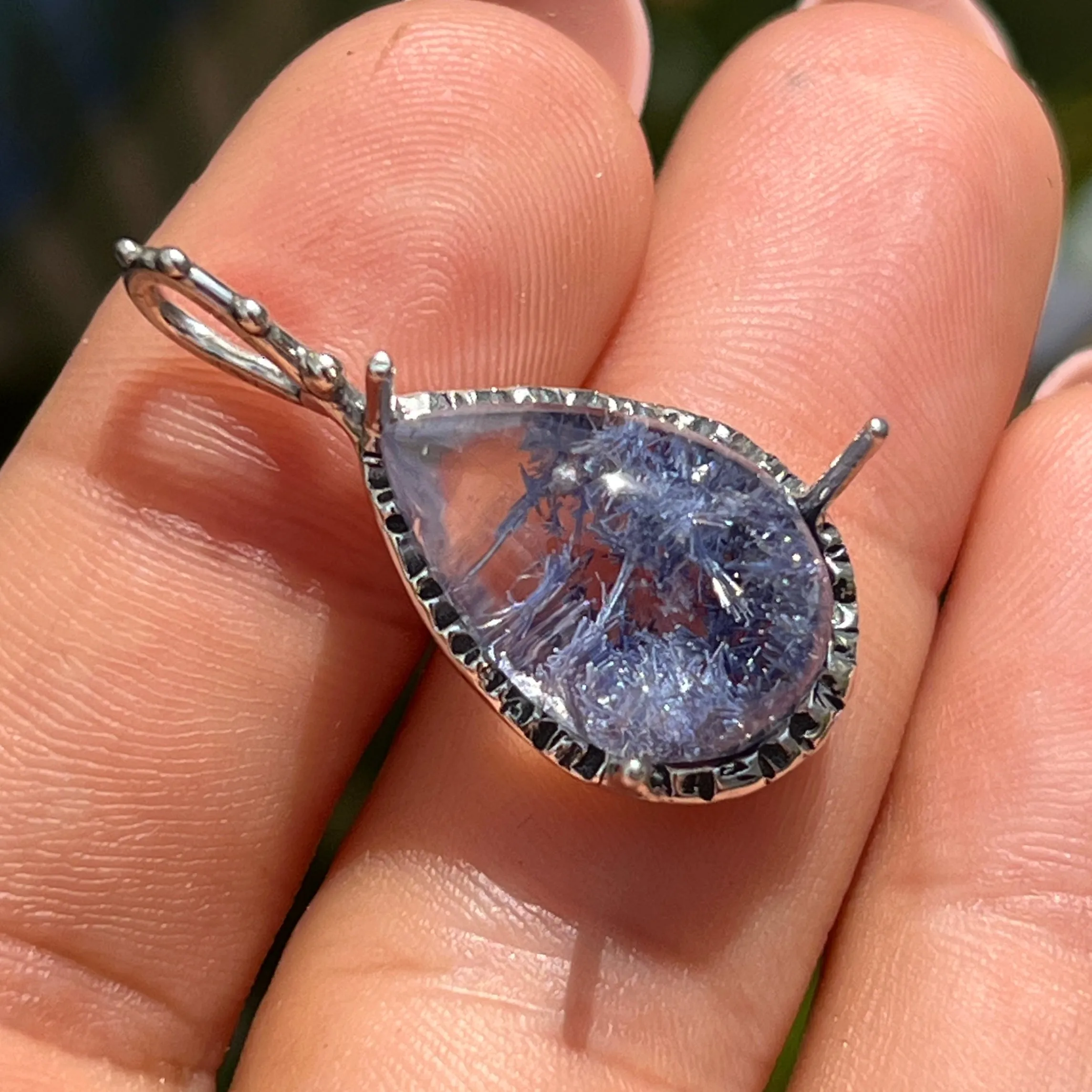 PRE-ORDER FOR STORME- Dumortierite Quartz Pendant