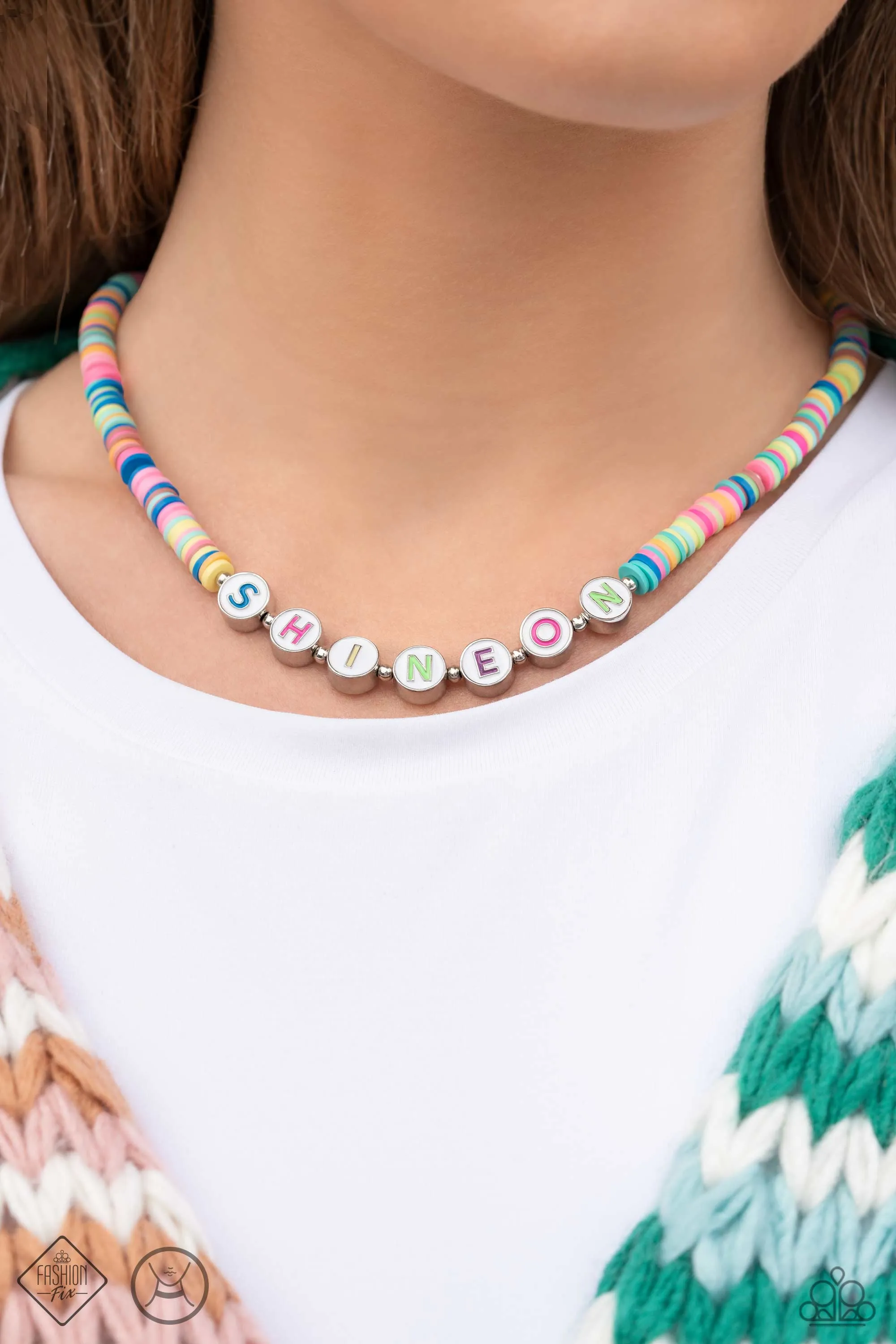 Psychedelic Glow - Multi Necklace - Paparazzi Accessories