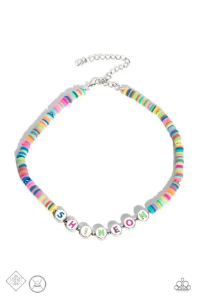 Psychedelic Glow - Multi Necklace - Paparazzi Accessories