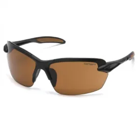 Pyramex Carhartt CHB318D Spokane Safety Glasses Sandstone Bronze Lens Black Frame One Size, 1 Each