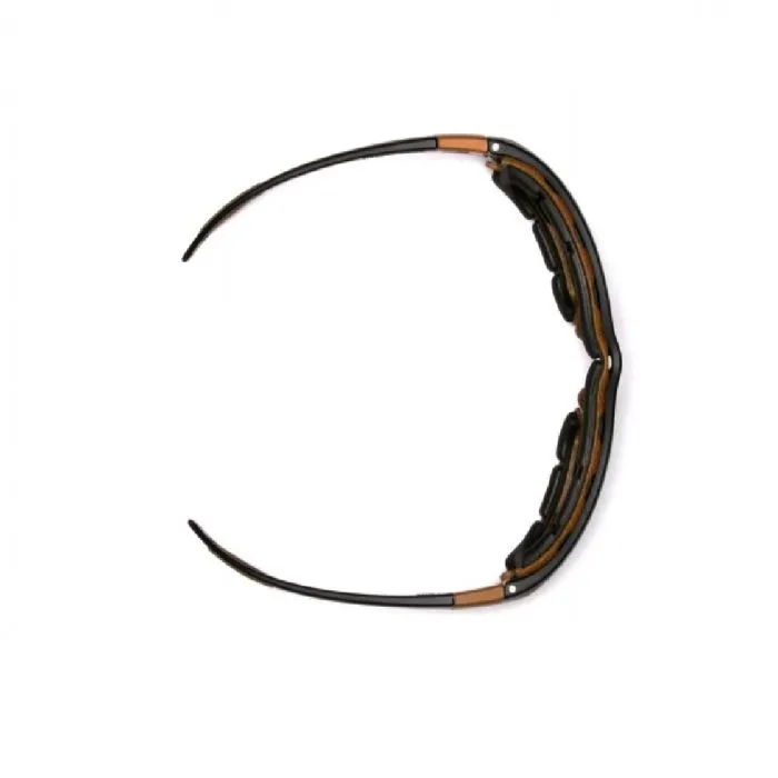 Pyramex CHB410DTP Carhartt Carthage Safety Glasses, Black Frame, Clear Anti-Fog Lens, 1 Each